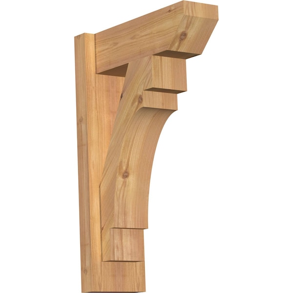 Ekena Millwork Merced Slat Smooth Outlooker, Western Red Cedar, 5 1/2"W x 14"D x 22"H OUT06X14X22MRC06SWR - main